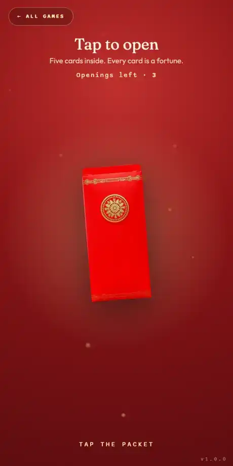 Weave Ang Bao opening