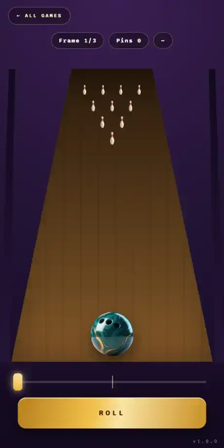 Weave Bowling strike